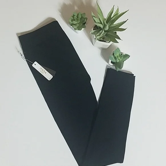 NWT, Nana USA, Black legg'ings, OS - Picture 5 of 5